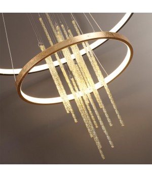 3901/63L L-VISION ODL20 215 золотистый/стекло/металл Подвесной светильник LED 4000K 63W 220V MONICA-foto9