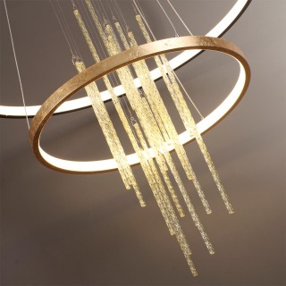 3901/63L L-VISION ODL20 215 золотистый/стекло/металл Подвесной светильник LED 4000K 63W 220V MONICA-foto9