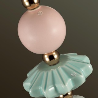 4861/1TB CLASSIC ODL_EX22 77 золотой/раноцветн.керамика/абажур Настольная лампа E27 1*60W 4861/1TB CANDY-foto6