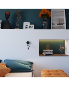 4254/3WL HIGHTECH ODL21 271 черн/металл Настен.светильник выкл на базе IP20 LED 3W 263Лм 3000K ODDS-foto3