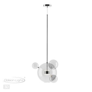 4802/12LA L-VISION ODL21 325 хром/прозрачный Подвес LED 12W 4000K BUBBLES-foto5