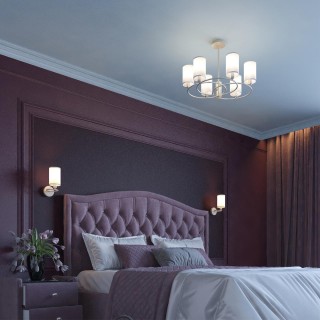 4431/6C NEOCLASSI LN20 174 никель, белый Люстра потолочная E14 6*40W 220V AVERY-foto3