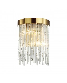 4848/2W HALL ODL21 467 золото/стекло Бра E14 2*40W REFANO-foto6