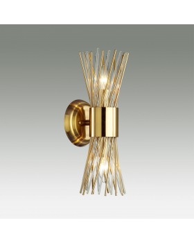 4839/2W HALL ODL21 463 золото/металл/стекло Бра E14 2*40W ORTA-foto4