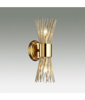 4839/2W HALL ODL21 463 золото/металл/стекло Бра E14 2*40W ORTA-foto4