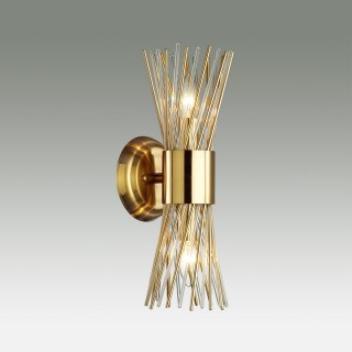 4839/2W HALL ODL21 463 золото/металл/стекло Бра E14 2*40W ORTA-foto4