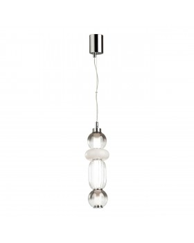 4827/18L PENDANT ODL21 321 хром/дымчатый/белый/прозрачный Подвес LED 18W BEANS-foto6