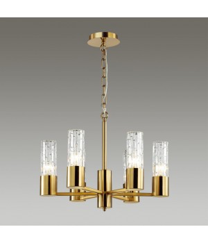 4841/6 HALL ODL21 401 золото/металл/стекло Люстра E14 6*40W SABANO-foto3