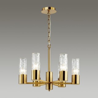 4841/6 HALL ODL21 401 золото/металл/стекло Люстра E14 6*40W SABANO-foto3