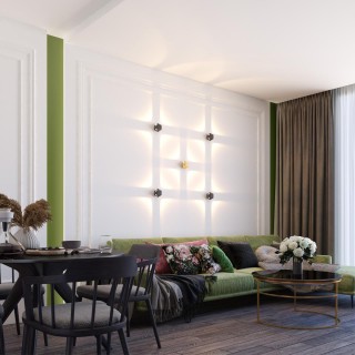 4218/8WL HIGHTECH ODL21 189 черн/металл Настенный светильник IP54 LED 8W 716Лм 3200K DIAMANTA-foto3