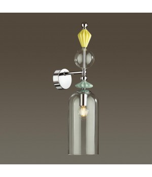 4893/1WA CLASSIC ODL_EX22 69 хром/раноцветн./керамика/стекло Бра E14 1*40W 4893/1WA BIZET-foto4