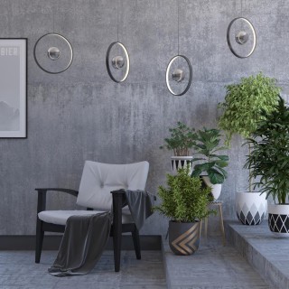 4031/21LA L-VISION ODL19 216 тёмно-серый/хром Подвес LED 21W 220V LOND-foto3