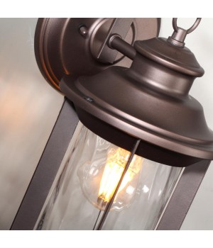 4961/1W NATURE ODL22 565 темно-коричневый/стекло Ландшафтный настенный светильник E27 1*60W IP44 MAVRET-foto6