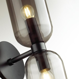 4804/2W MIDCENT ODL21 339 черный/дымчатый Бра с выкл. E14 2*60W ORINOCO-foto7