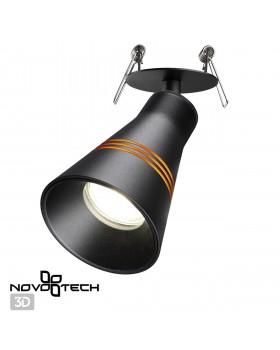 370855 SPOT NT22 236 черный Светильник встраиваемый IP20 GU10 9W 220V SOBIT-foto4