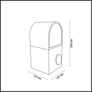 4081/3TL L-VISION ODL19 55 черный/бронзовый/белый Настольная лампа LED 3W TRAM-foto2