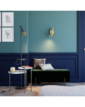 4237/1W HIGHTECH ODL21 233 золотист/металл Настенный св-ник выкл на плафоне IP20 LED GU10 max 10W MEHARI-foto3