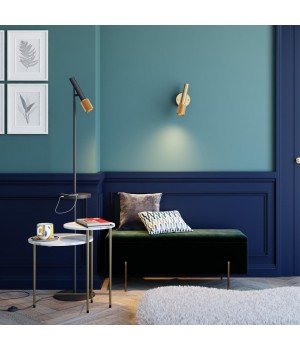 4237/1W HIGHTECH ODL21 233 золотист/металл Настенный св-ник выкл на плафоне IP20 LED GU10 max 10W MEHARI-foto3