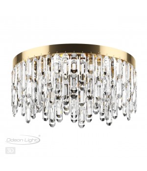 4986/6C HALL ODL22 449 золотой/хрусталь Люстра потолочная E14 6*40W DAKISA-foto5