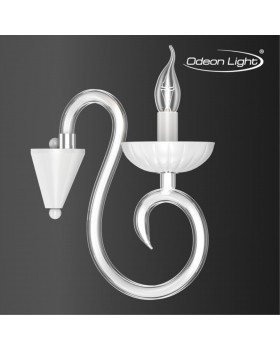 3932/1W HALL ODL18 439 хром/белый Бра IP20 E14 40W 220V ZEFIRO-foto4