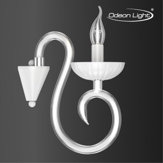 3932/1W HALL ODL18 439 хром/белый Бра IP20 E14 40W 220V ZEFIRO-foto4