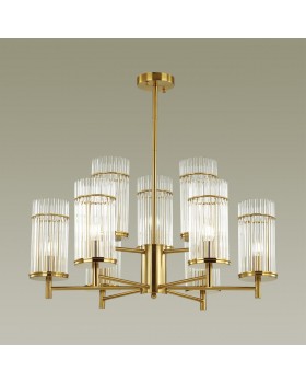 4809/9 MIDCENT ODL21 477 бронзовый/прозрачный Люстра E14 9*60W FORMIA-foto3