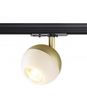370825 PORT NT22 081 матовое золото Светильник трековый однофазный трехжильный IP20 GU10 9W 220V GARN-foto9
