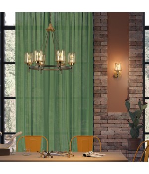 4656/1W COUNTRY ODL20 487 золотой/черный/янтарный Бра с выкл. E27 60W 220V DOGANA-foto3