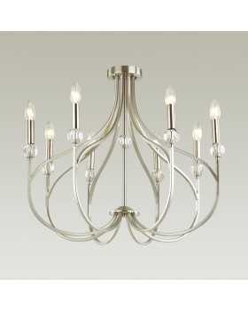 4495/8C NEOCLASSI LN20 104 никель Люстра потолочная E14 8*60W 220V MACKENZIE-foto4