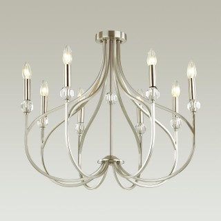 4495/8C NEOCLASSI LN20 104 никель Люстра потолочная E14 8*60W 220V MACKENZIE-foto4