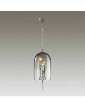 4882/3 NEO ODL_EX22 61 серебрист.с патиной/дымчатый/стекло Подвес E14 3*40W BELL-foto4