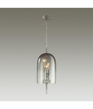 4882/3 NEO ODL_EX22 61 серебрист.с патиной/дымчатый/стекло Подвес E14 3*40W BELL-foto4