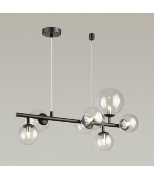 4818/7 MODERN ODL21 395 черный/прозрачный Люстра G9 7*40W TOVI-foto4