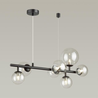 4818/7 MODERN ODL21 395 черный/прозрачный Люстра G9 7*40W TOVI-foto4