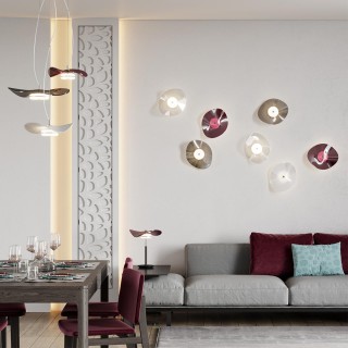 4859/5WL L-VISION ODL_EX21 97 никель/черный/стекло Настенный светильник LED 1*5W 3500K FLUENT-foto3