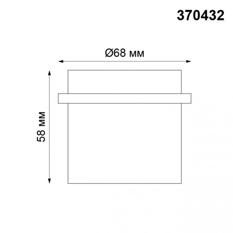 370432 SPOT NT19 281 белый Встраиваемый светильник IP20 GU10 50W 220V BUTT