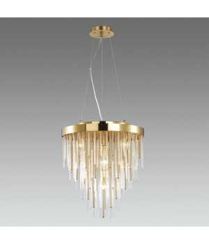 4784/7 HALL ODL21 397 золото/металл/стекло Люстра E14 7*40W AVISTA-foto3