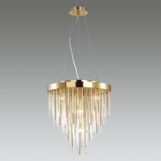 4784/7 HALL ODL21 397 золото/металл/стекло Люстра E14 7*40W AVISTA-foto3