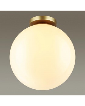 4249/1C HIGHTECH ODL21 245 золотист/металл/белый/акрил Потолочный светильник IP44 E27 LED max 12W BOSCO-foto4