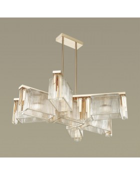 4877/7 HALL ODL_EX22 58 золотой/прозрачный/стекло Люстра E14 7*40W GATSBY-foto4