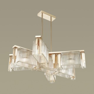 4877/7 HALL ODL_EX22 58 золотой/прозрачный/стекло Люстра E14 7*40W GATSBY-foto4