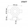 370477 SPOT NT19 154 белый Встраиваемый под покраску светильник IP20 GU10 50W 220V YESO