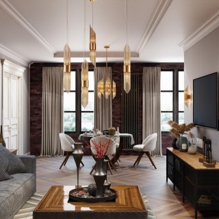 4847/2W HALL ODL21 461 золото/металл/стекло Бра G9 2*40W FLAMBI-foto3