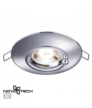 370790 SPOT NT21 293 хром Светильник встраиваемый влагозащищенный IP44 GU10 50W 220V WATER-foto3