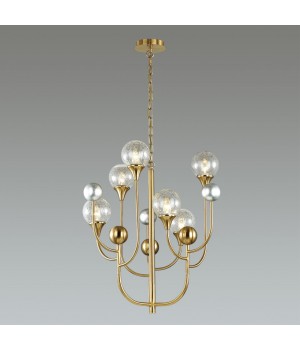 4785/6 HALL ODL21 458 золото/серебрист./металл//стекло Люстра E14 6*40W KELLI-foto4