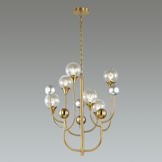 4785/6 HALL ODL21 458 золото/серебрист./металл//стекло Люстра E14 6*40W KELLI-foto4