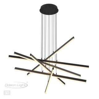 3890/96L L-VISION ODL20 146 черный/металл Подвесной светильник LED 4000K 96W 220V RUDY-foto5