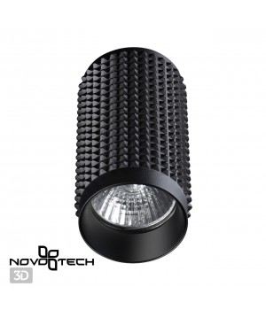 370754 OVER NT21 213 черный Светильник накладной IP20 GU10 50W 220V MAIS-foto4