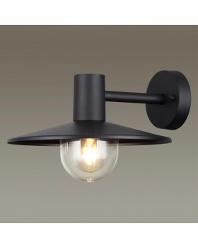 4833/1W NATURE ODL21 573 черный/стекло Ландшафтный настенный светильник E27 1*40W IP44 FURCADIA-foto4