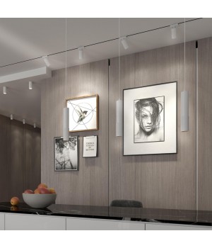 370764 PORT NT21 085 белый Светильник трековый однофазный трехжильный IP20 GU10 50W 220V MAIS-foto3